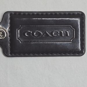 Coach Dark Brown Hangtag 2.5